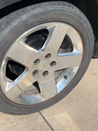 One has some curb rash