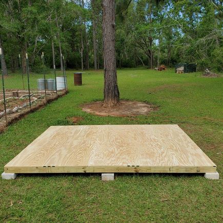 If there is any bow, at least it’s going to straighten out as weight is added to the floor.