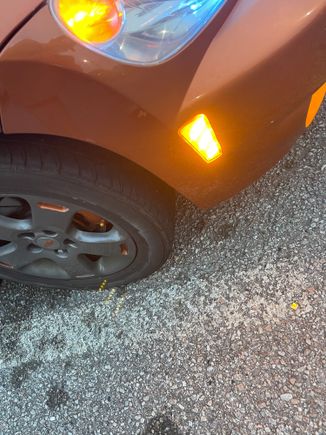 $30 led mod hard to see in this picture but it’s 3 lines led light like the rear only not red .