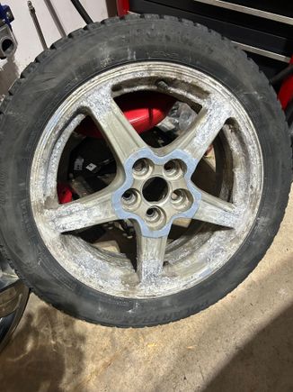 After I removed the cap, I’ll clean this up and see if I can just clear coat it or paint them black or maybe gunmetal 