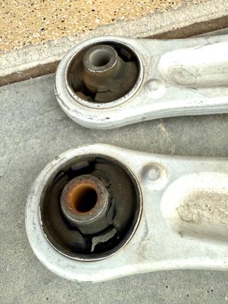 Rear bushings were toast
