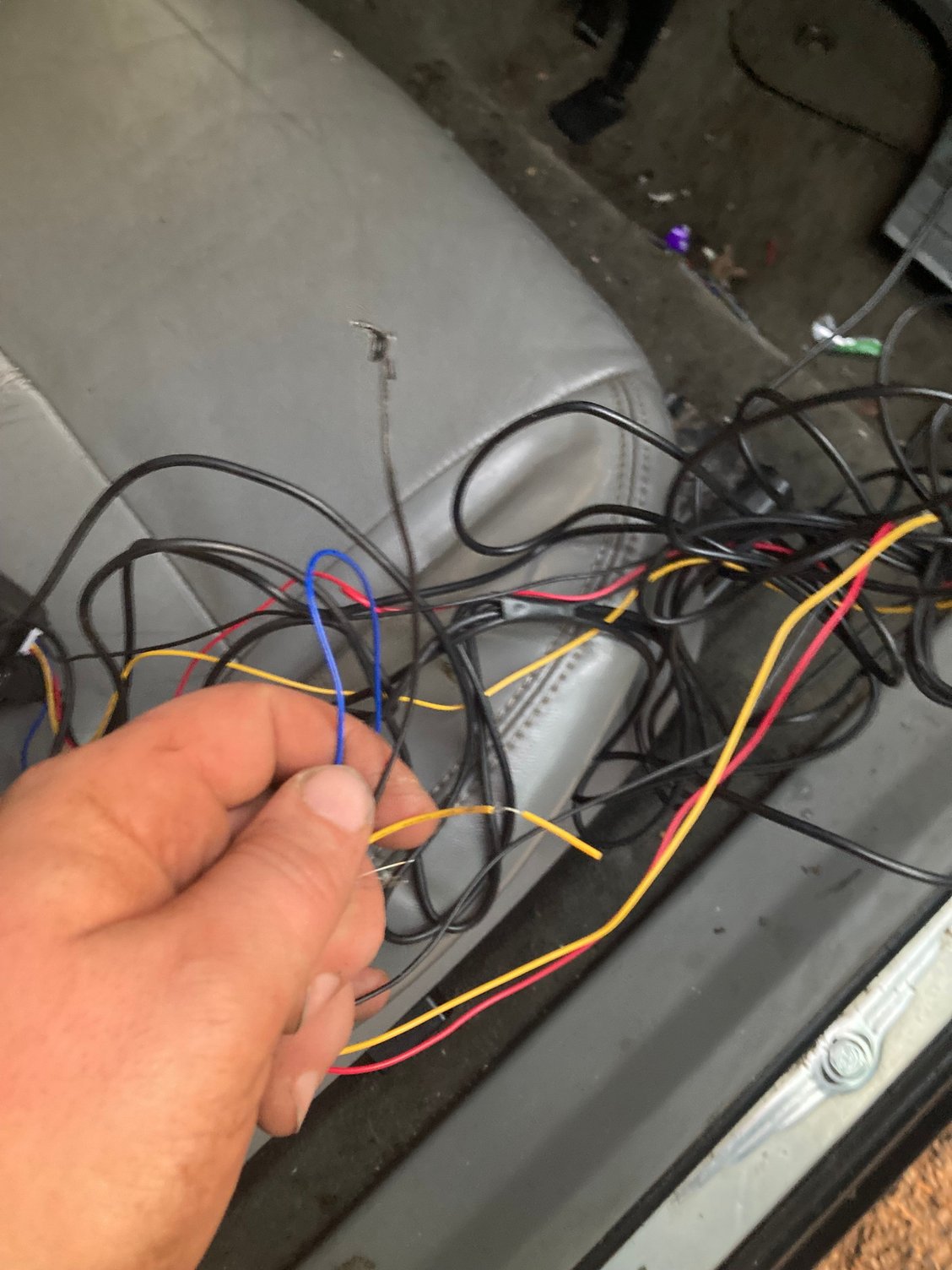 wiring loose coming from box 