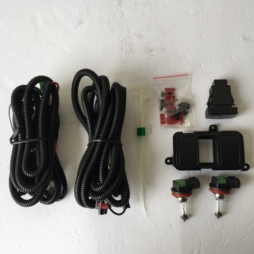 Lights - Clear Fog Lights For 2006-2008 Honda Civic Sedan 4Dr w/Bezel Switch Wiring Bulbs - New - 2006 to 2008 Honda Civic - Murrysville, PA 15668, United States