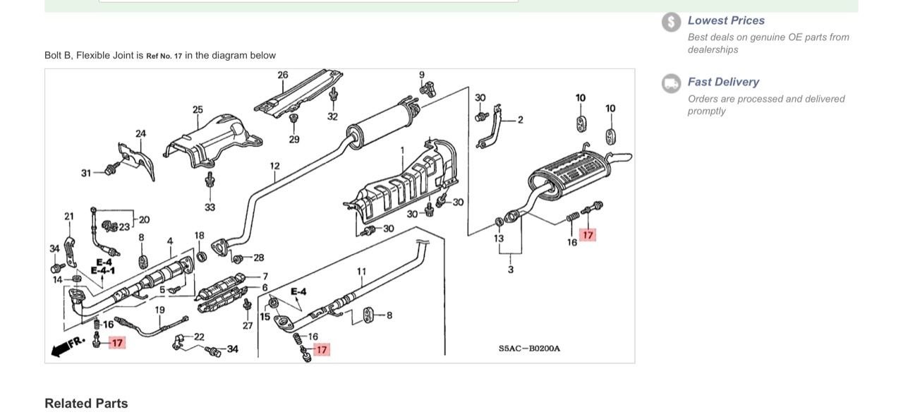 Flexible Joint Bolt Torque Spec Honda Civic Forum