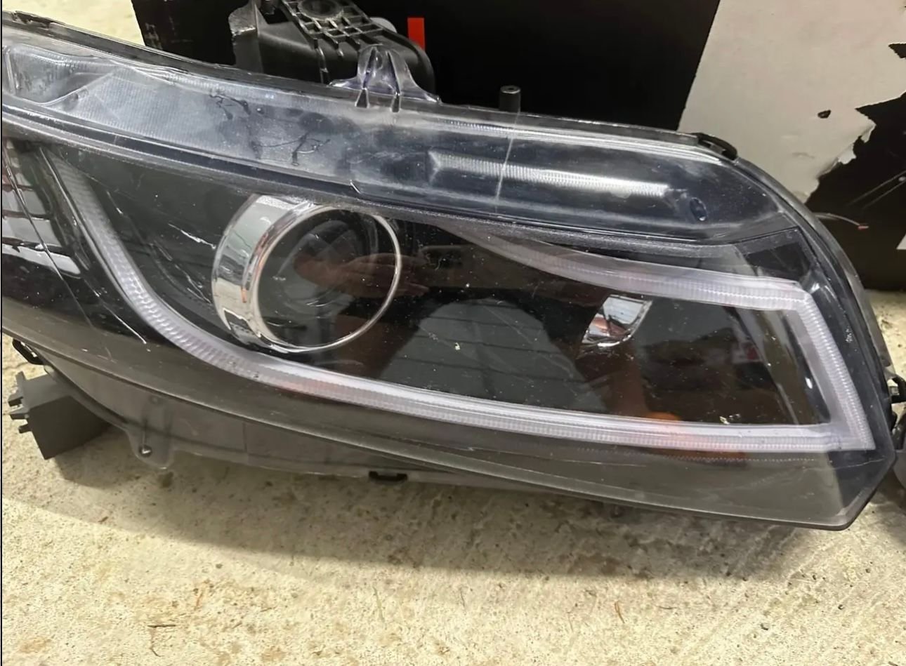 Lights - Aftermarket LED Bar Projector DRL Headlights 12-15 - Used - 2012 to 2015 Honda Civic - Endicott, NY 13760, United States