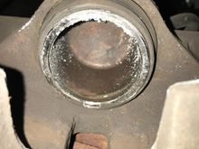 Passenger side piston 2 slits