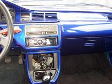fiberglassed dash and panels