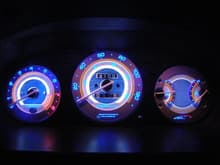 new tacho setup...reverse glow gauges