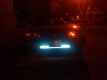 LOL, Blue 48" Neon in the lower grill, and red headlight strobes.