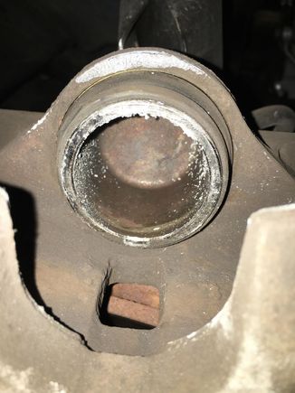 Passenger side piston 2 slits