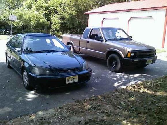 my ex and my buddys S10