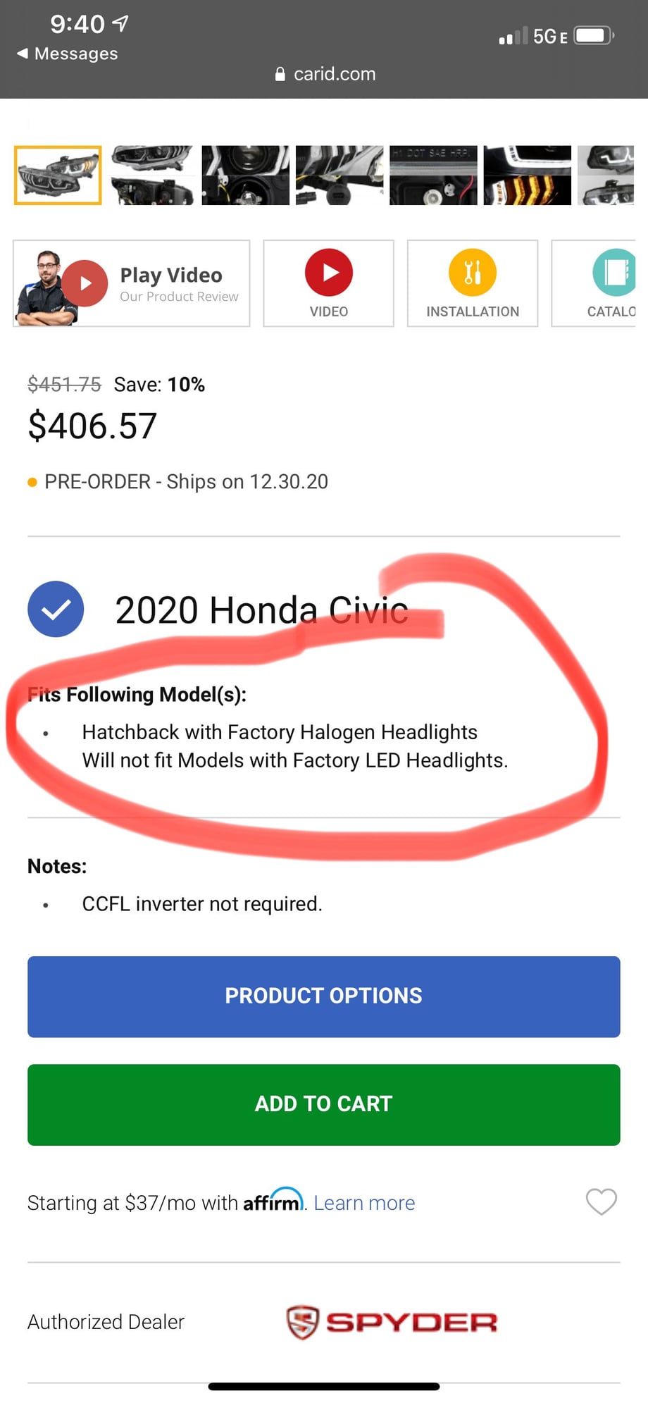 Sequential turn signal headlights for 2020 civic sport touring - Honda