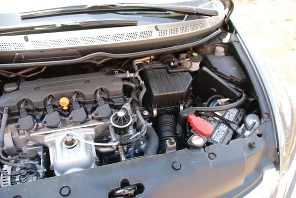 engine, but I got a CAI Fujita air intake installed on the car and HID's