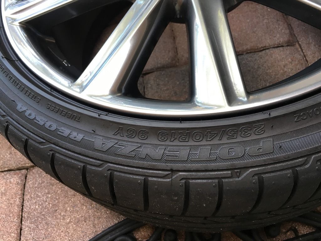 Bridgestone Potenza Re050A >> FL FS: 2015 OEM Lexus GS350 F-Sport wheels & tires ... Bridgestone Potenza Re050A >> FL FS: 2015 OEM Lexus GS350 F-Sport wheels & tires ...