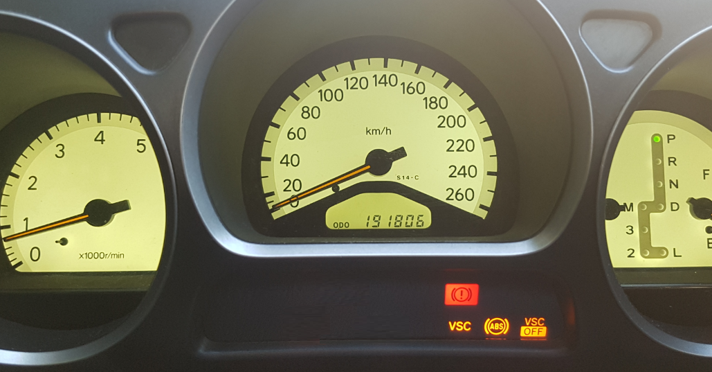 Stop, VSC, VSC Off, ABS; Speedometer not working GS300