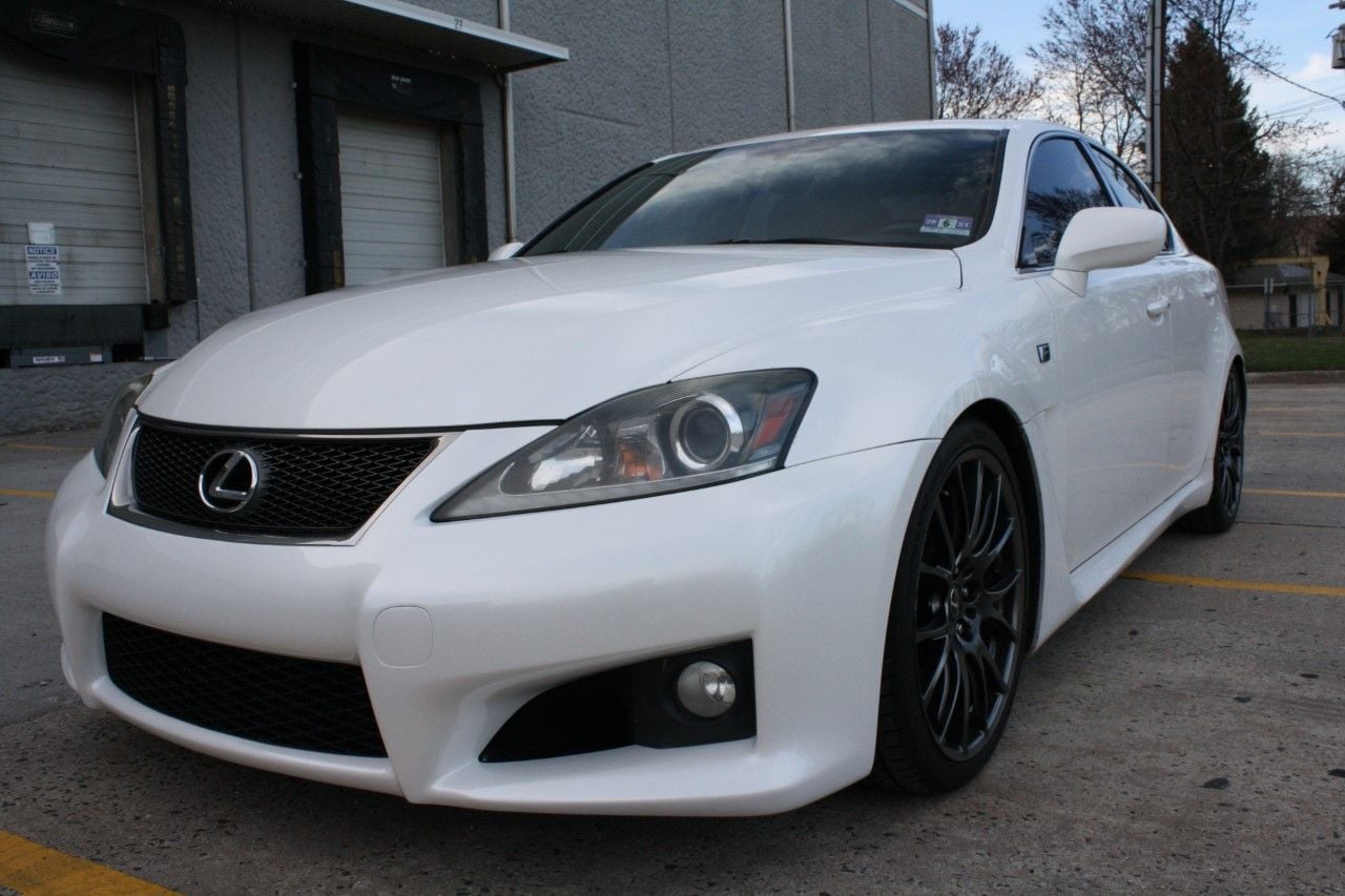 2012 Lexus IS F - FS: 2012 Lexus ISF in Starfire Pearl with Modifications and Valley repair - Used - VIN 123541341234144 - 123,400 Miles - 8 cyl - 2WD - Automatic - Sedan - White - Edison, NJ 08817, United States