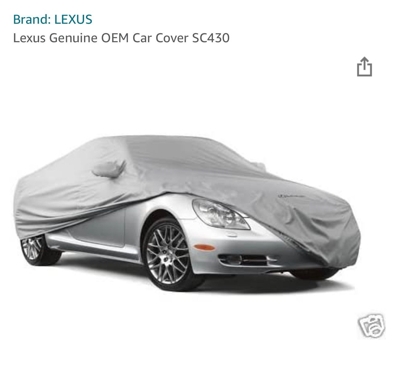 Miscellaneous - OEM SC430 Car Cover - Used - All Years Lexus SC430 - Monroe Twp, NJ 08831, United States