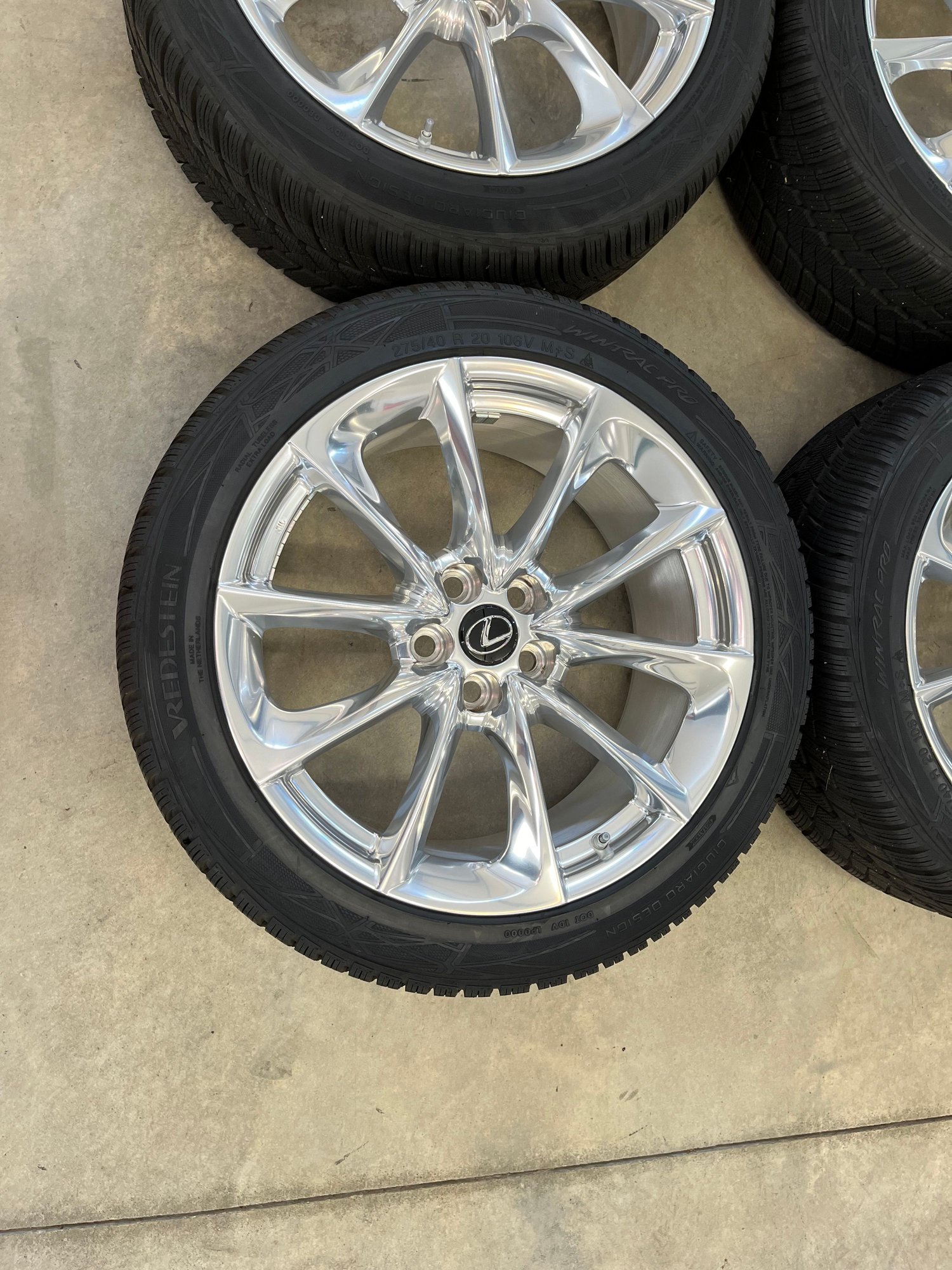 Wheels and Tires/Axles - Used LC 500 Winter Wheel/Tire/TPMS Set For Sale - Used - All Years  All Models - Platte City, MO 64079, United States