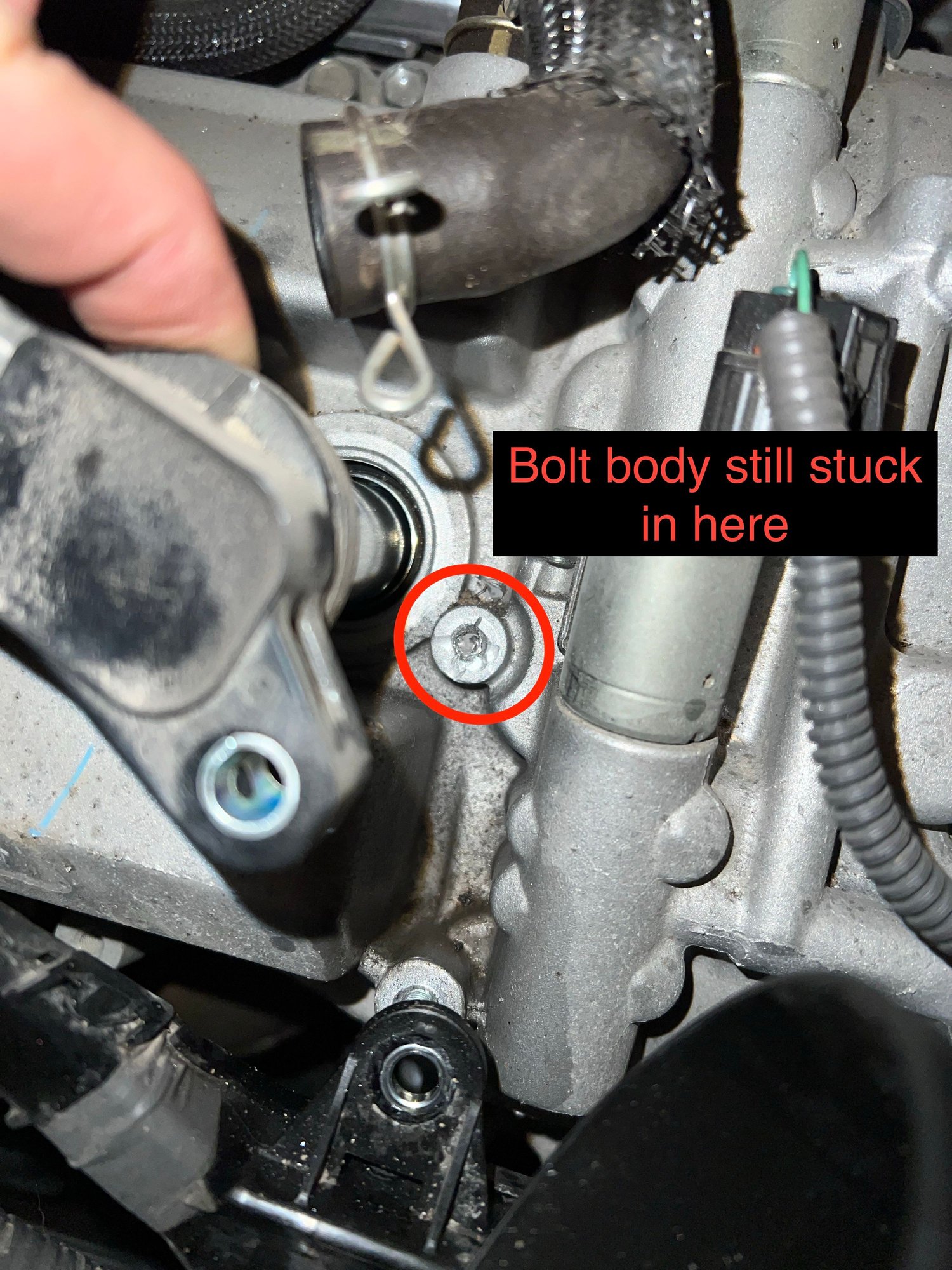 Help! Broke off 10mm bolt that holds ignition coil on. ClubLexus