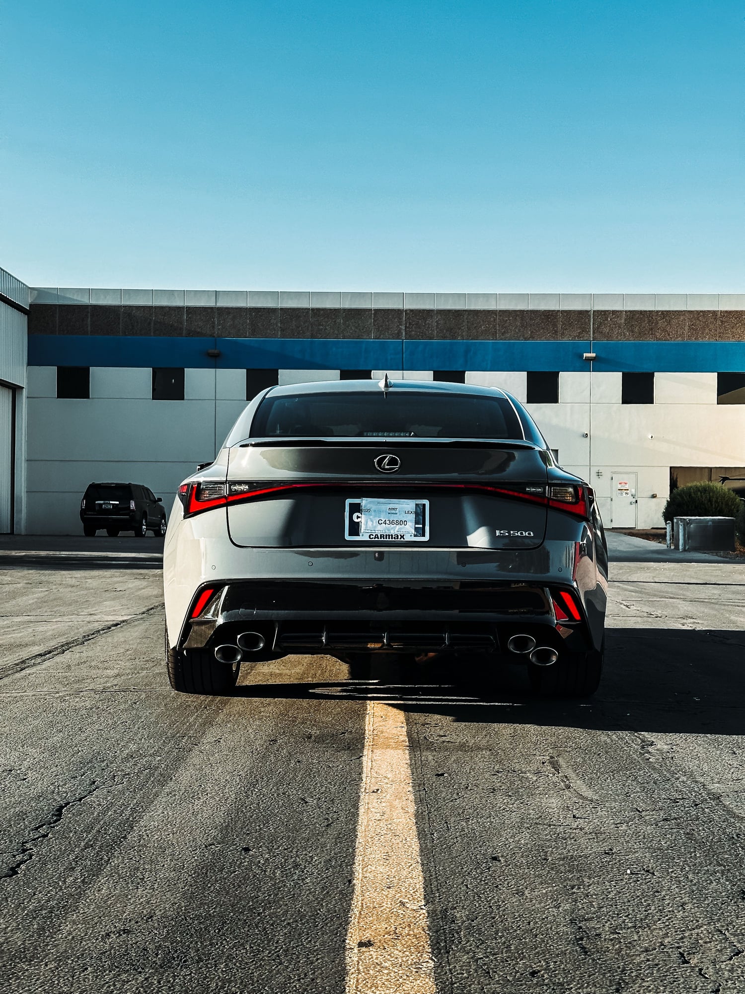 Lexus IS 500 at Fashion Island  Sometimes the best way to stand out is to  fly under the radar. Come see the #LexusIS 500 Launch Edition in its  exclusive Incognito grey
