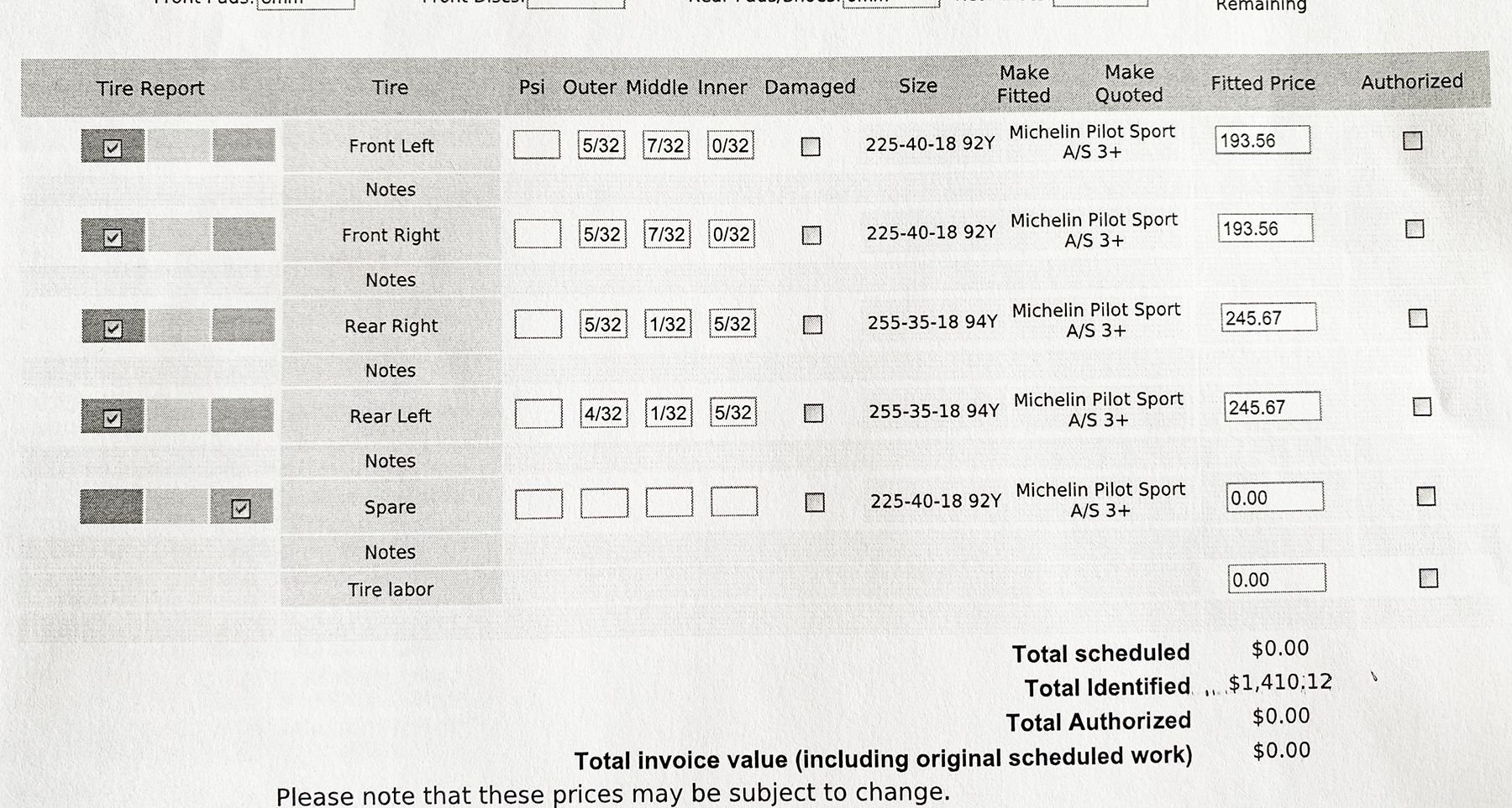 How long to replace tires? '15 Lexus IS250 - ClubLexus - Lexus Forum