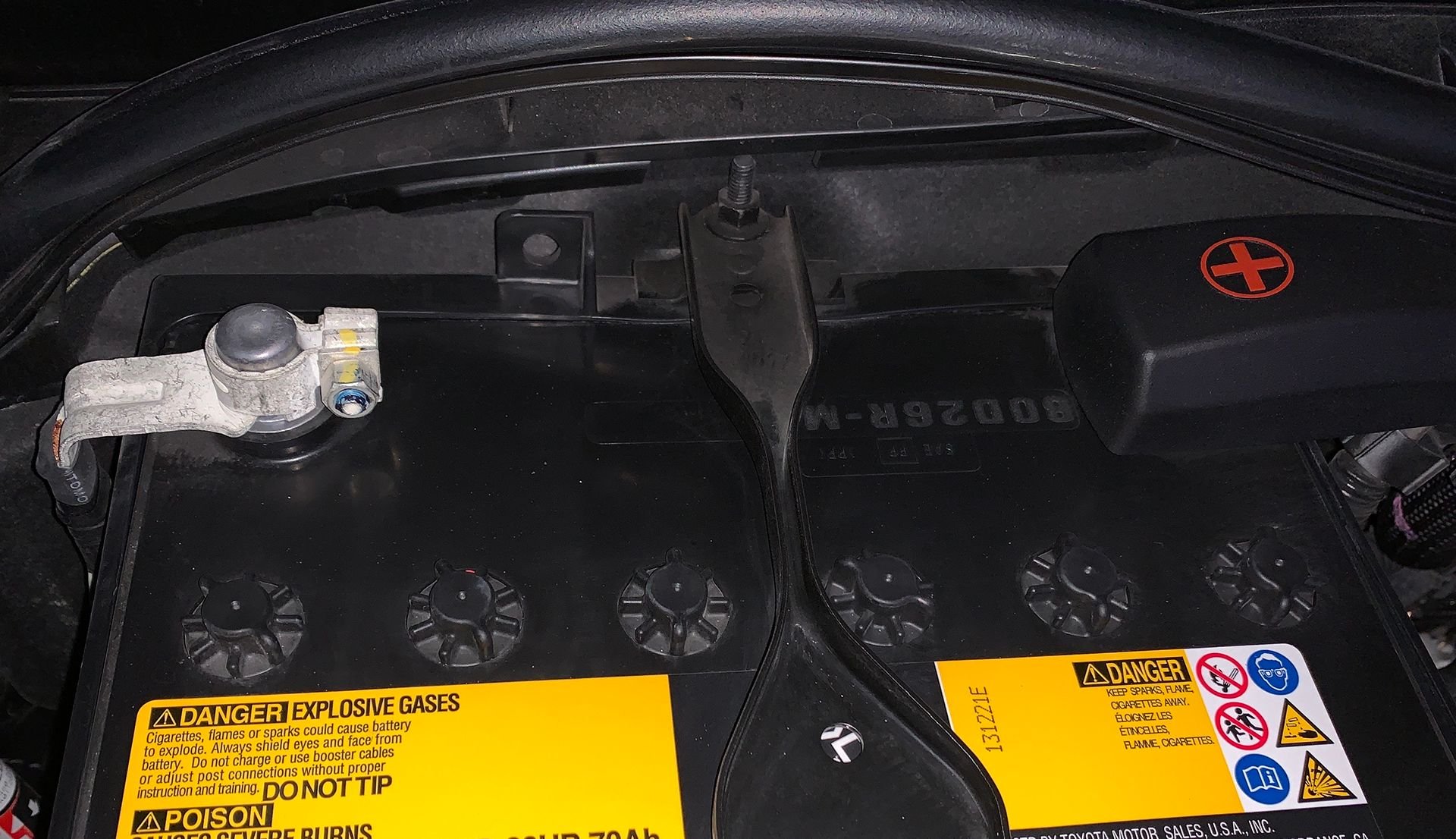 (cutting cost !) Missing battery negative terminal cover (3.5IS) 2021