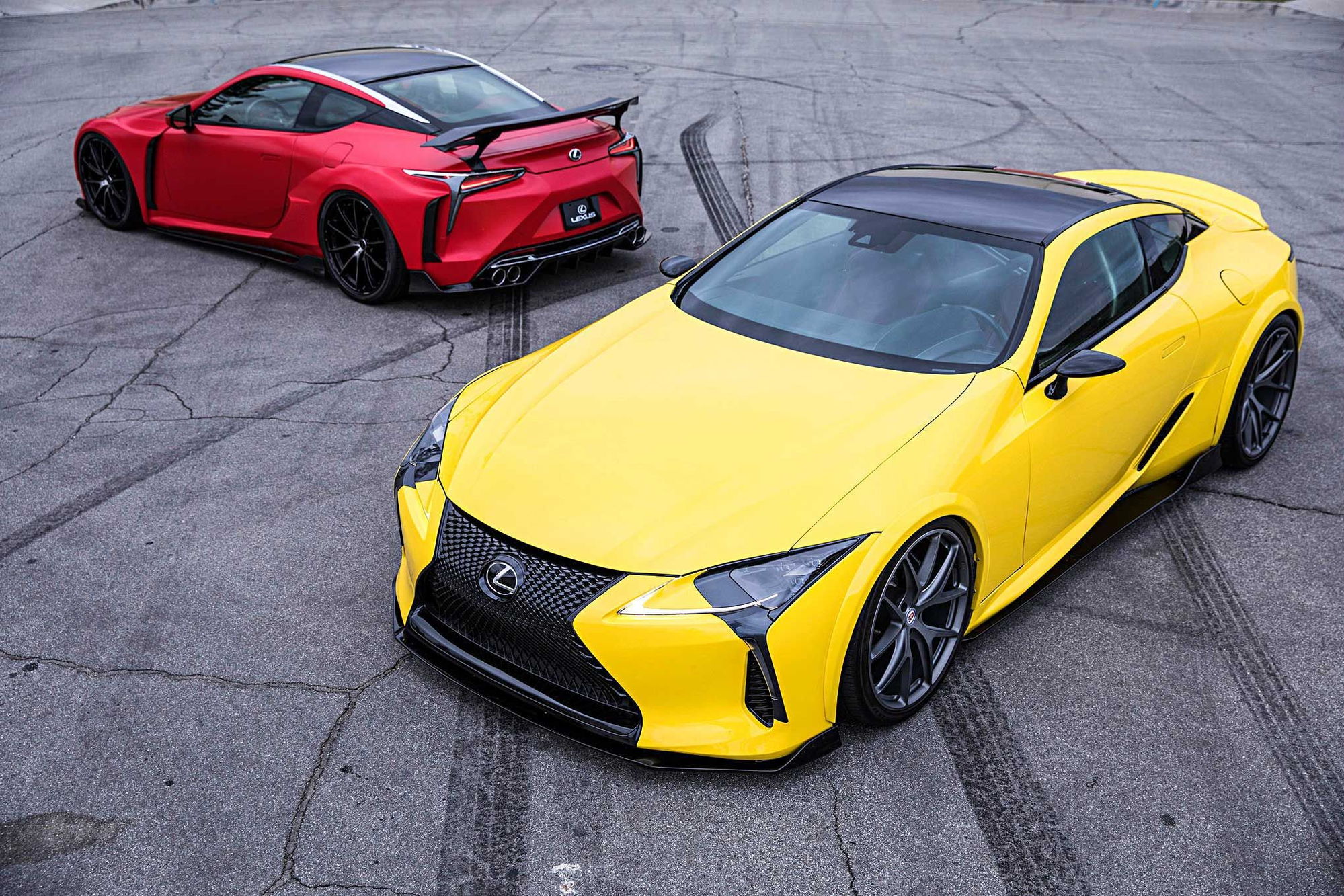Not One but Two Modified LC 500s. 