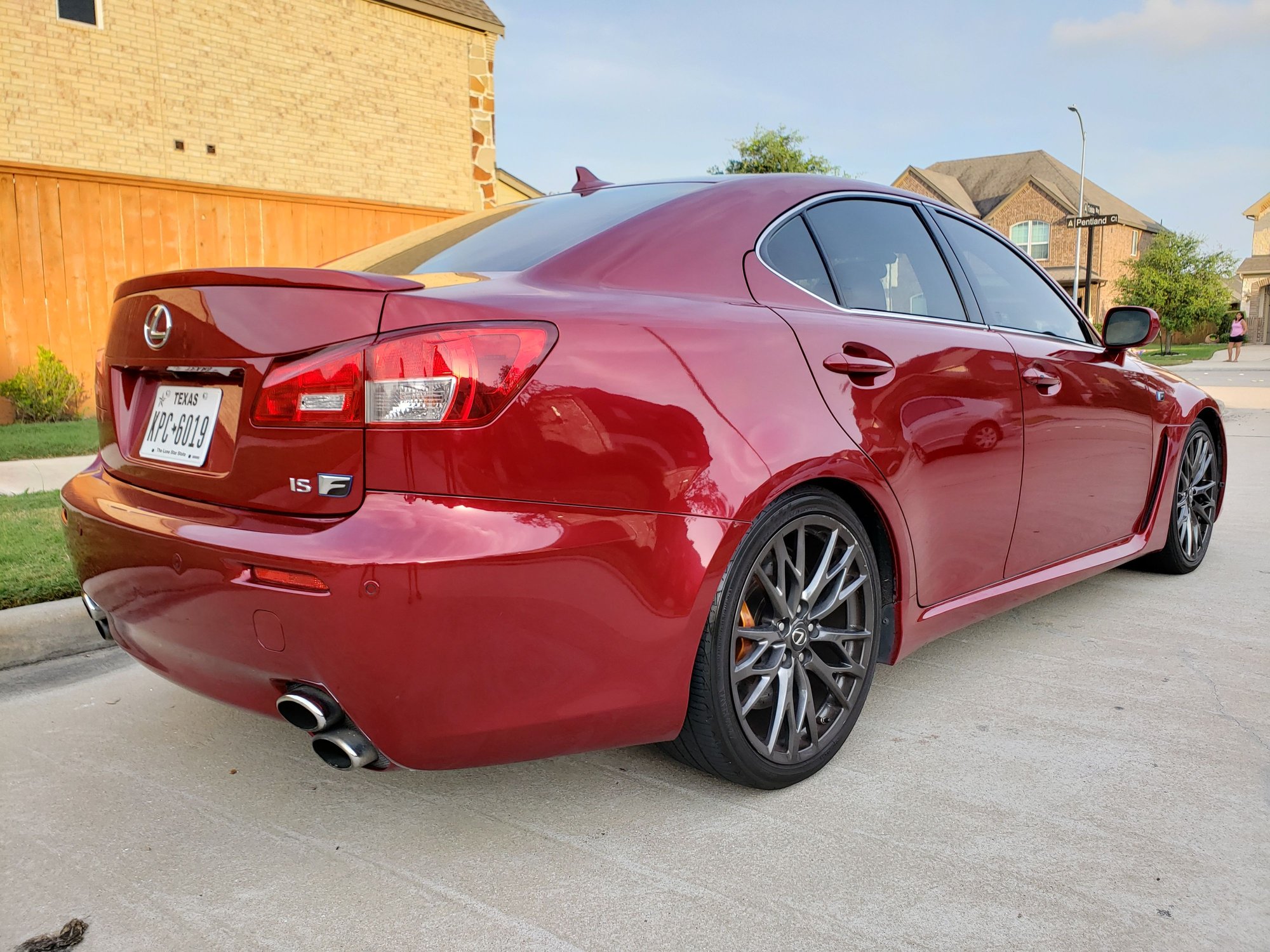 2008 Lexus IS F - 2008 Lexus ISF Matador Red Mica 108,900 miles - Used - VIN JTHBP262285003813 - 108,900 Miles - 8 cyl - 2WD - Automatic - Sedan - Red - Houston, TX 77498, United States