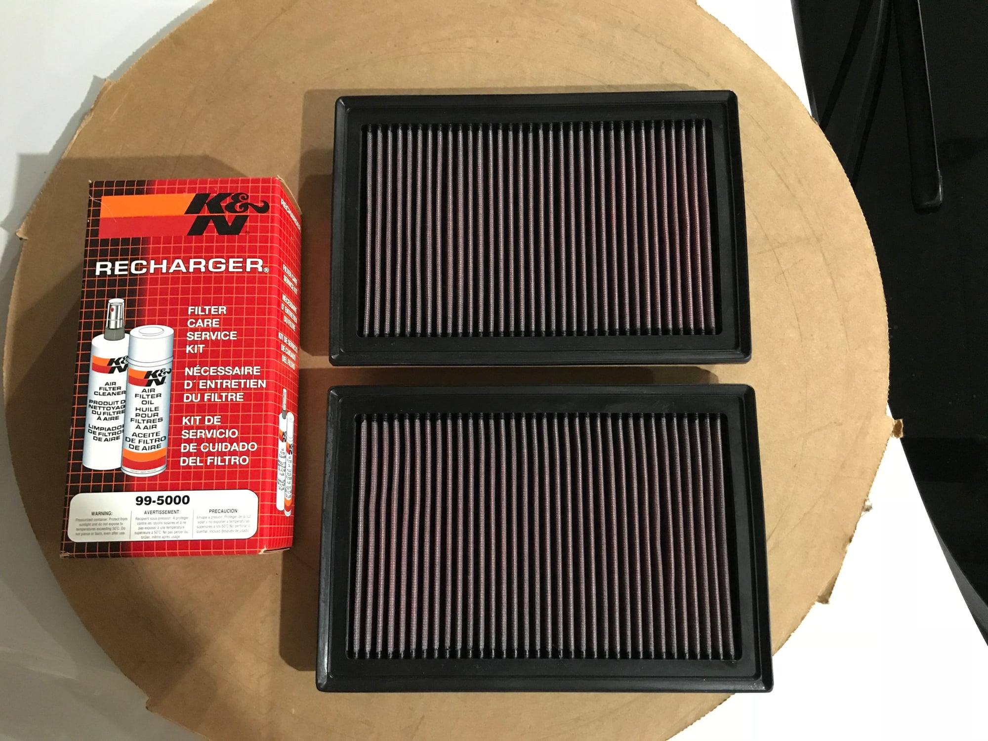 Engine - Intake/Fuel - (2) K&N 33-2381 air filters and filter care kit - Used - Mount Prospect, IL 60056, United States