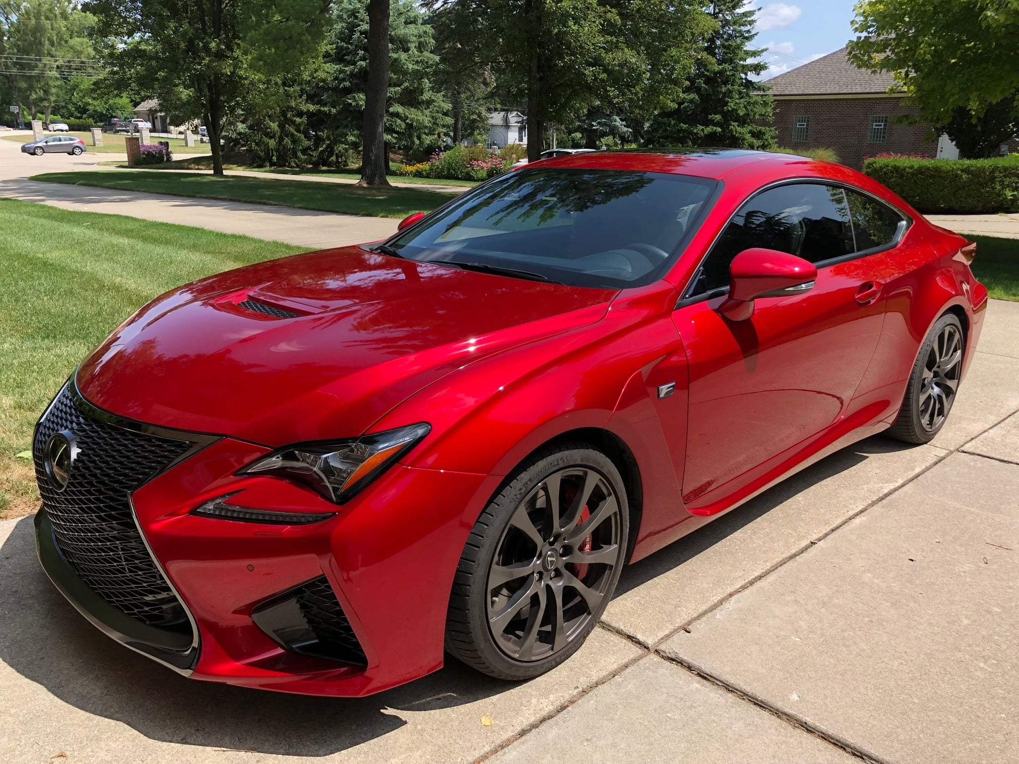 2015 Lexus RC F - 2015 Lexus RCF - Used - VIN JTHHP5BC6F5000789 - 11,700 Miles - 8 cyl - 2WD - Automatic - Coupe - Red - Troy, MI 48085, United States