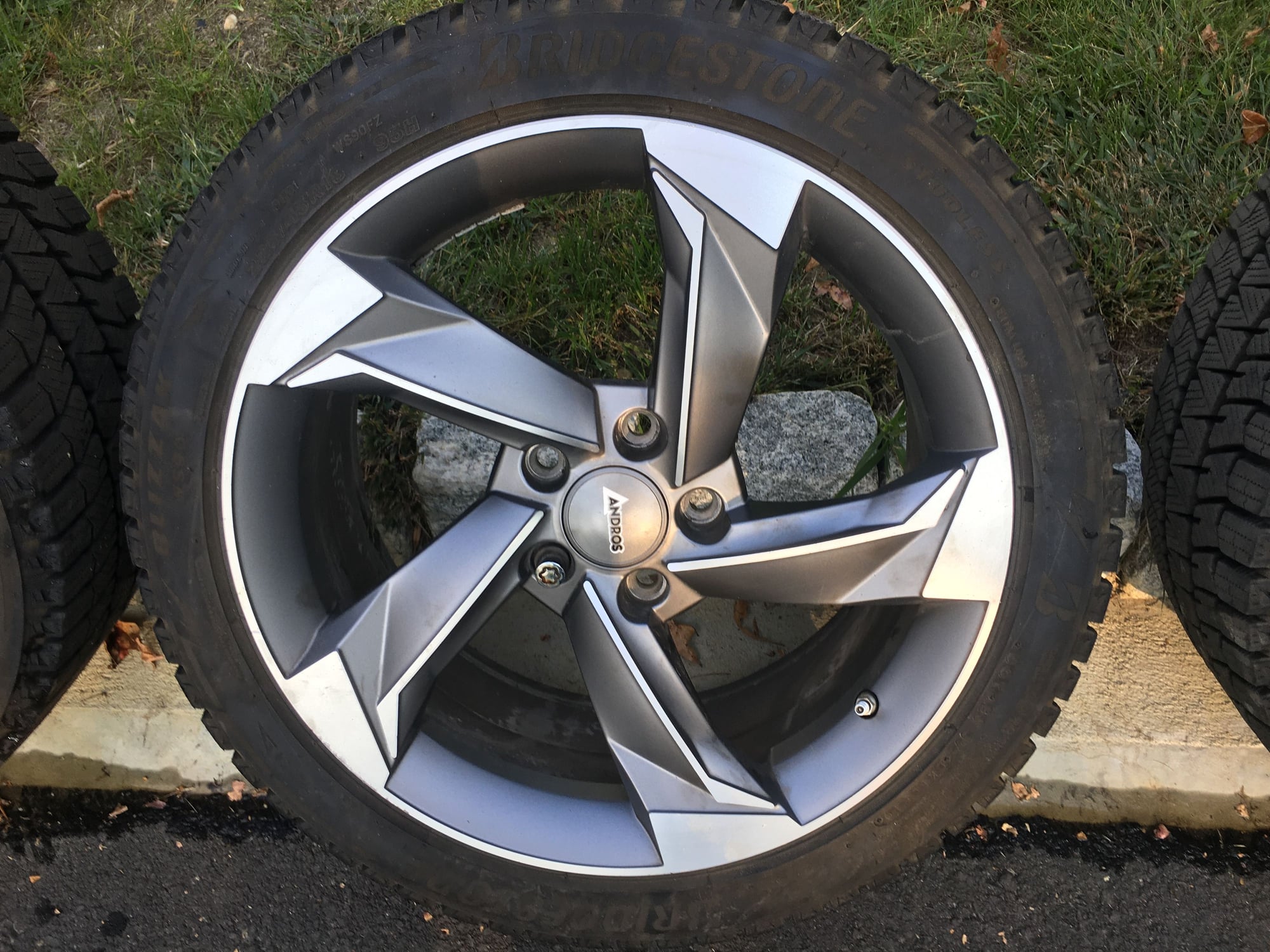 Wheels and Tires/Axles - Bridgestone Blizzak WS90 225/45/R18 + Andros R10 Winter Tire & Rim Package + TPMS - Used - 2008 to 2014 Lexus IS F - All Years Lexus IS - Brooklyn, NY 11230, United States