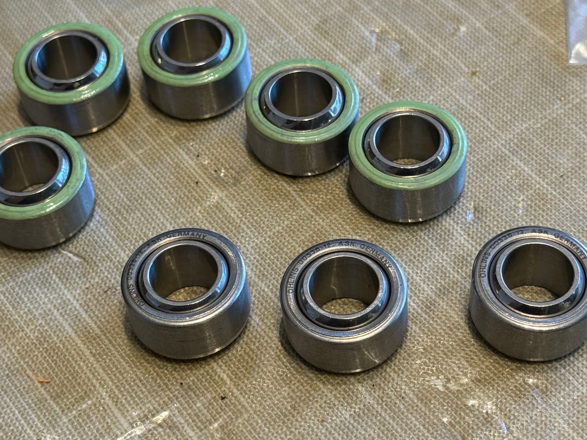 New ohlins coilover bearings. 