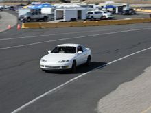 Go Slicktop Go!  Blasting onto the front straight away with as much speed as I could muster