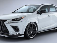 Artisan Spirits Sports Line Black Label Spoiler Lip Kit with Wide Fenders for the Lexus NX 2018-21 F Sport