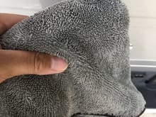 The residue very quickly discolored my towels 