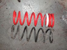 Tanabe nf210 front and stock front spring!