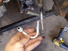 Power steering fitting conversion