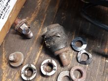 This was parts we had to cut to remove shock.