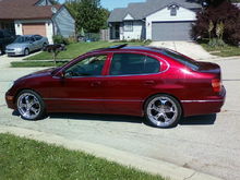 my 1999 lexus gs 300 with that candy paint