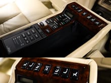 1990 Celsior CF Luxury Rear Seat Controls