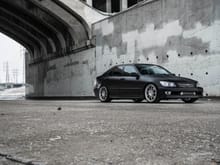 Prior to shipping to Vegas, Lexus did a Photo shoot in LA at the 6th street bridge