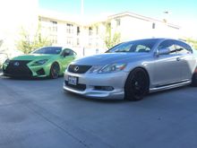 This was taken today at Lexus of Woodland Hills, went to pick up a gallon of coolant then I drooled over this RC-F.  Asked if it was for sale but sadly it wasn't, it was all for show since the CEO guys wanted to visit this branch.  Always thought the 3GS body style as a timeless design.  Worth it imo, keep searching for that V8.