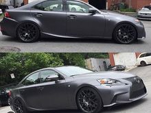 Front 19x8.5      35mm offset
Rear 19x9.5       40mm offset