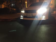 HID FOG LIGHTS WITH STALK LEVER SWITCH