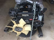 Engine swap, used 2JZ-GE from Japan
