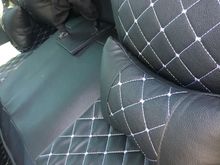 Rear seat covers and pillows