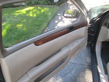 Driver side window sill is original and has no cracks.