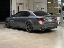 No more slobbering over other GS 350s with these wheels. I bought my own, and yes, those are orange GSF calipers.