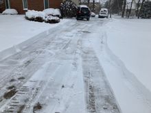 Got the drive and road cleared 
