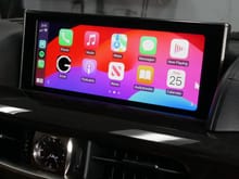 Wireless CarPlay on the factory car stereo of Lexus LX 570 2017 using GROM VLine VL2 System
